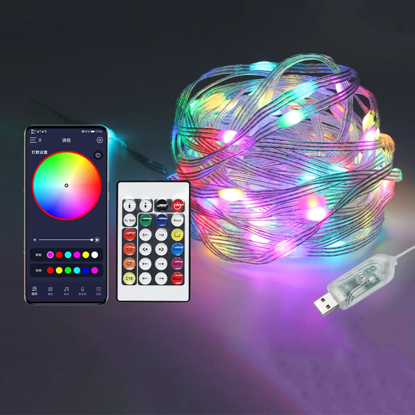 10M Waterproof RGB Strip Light With Remote Control