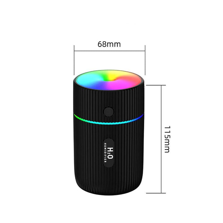 220ml Ultrasonic Portable Humidifier and Freshener with Colorful LED Night Light  