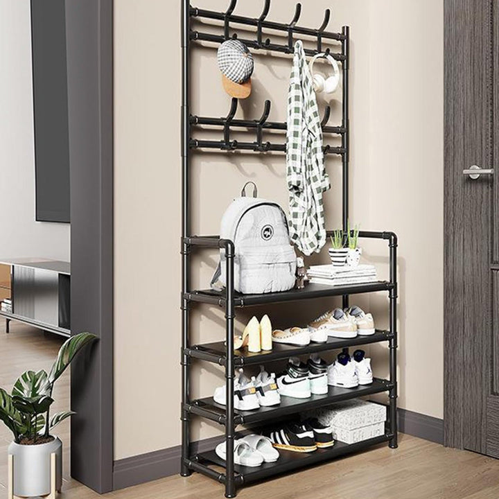 Clothes Stand and Shoe Organizer Rack - dealatcity store	