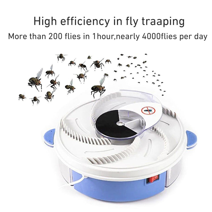 Electric Fly Trap Device with Trapping Food