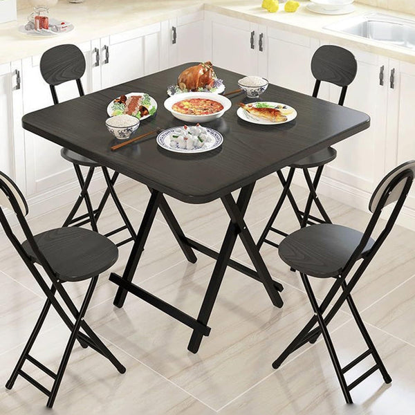 Multi-use Foldable Square Dining Table With Simple Design