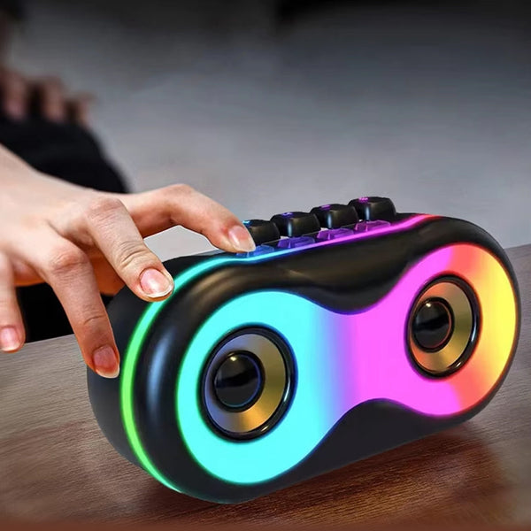 Portable Wireless Bluetooth Speaker Powerful 1800mAh Battery RGB Lighting