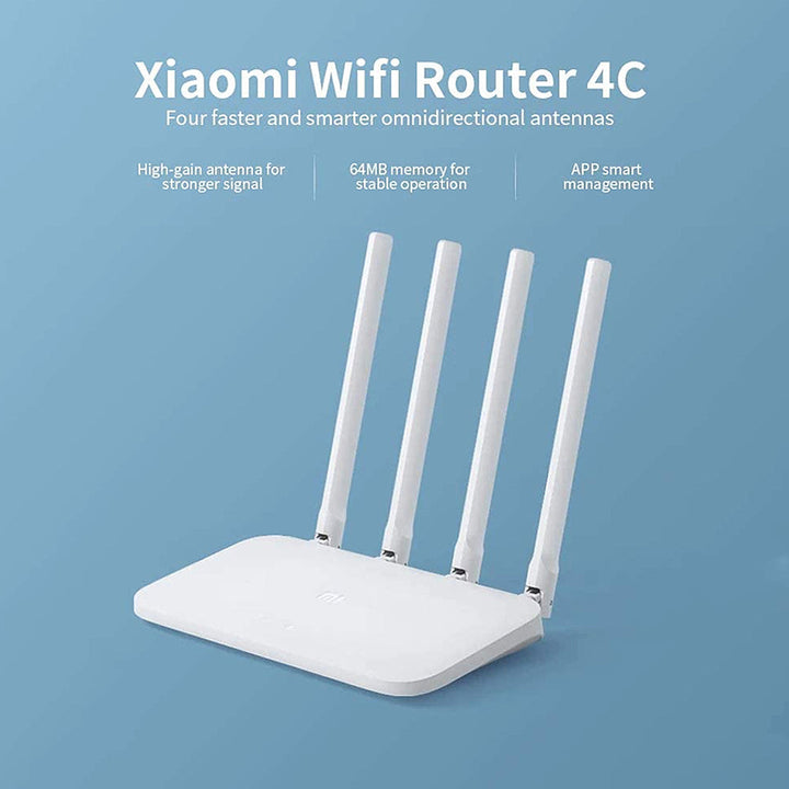 Xiaomi Mi Router 4C with Strong Signal, Wide Coverage, and Fast Transmission