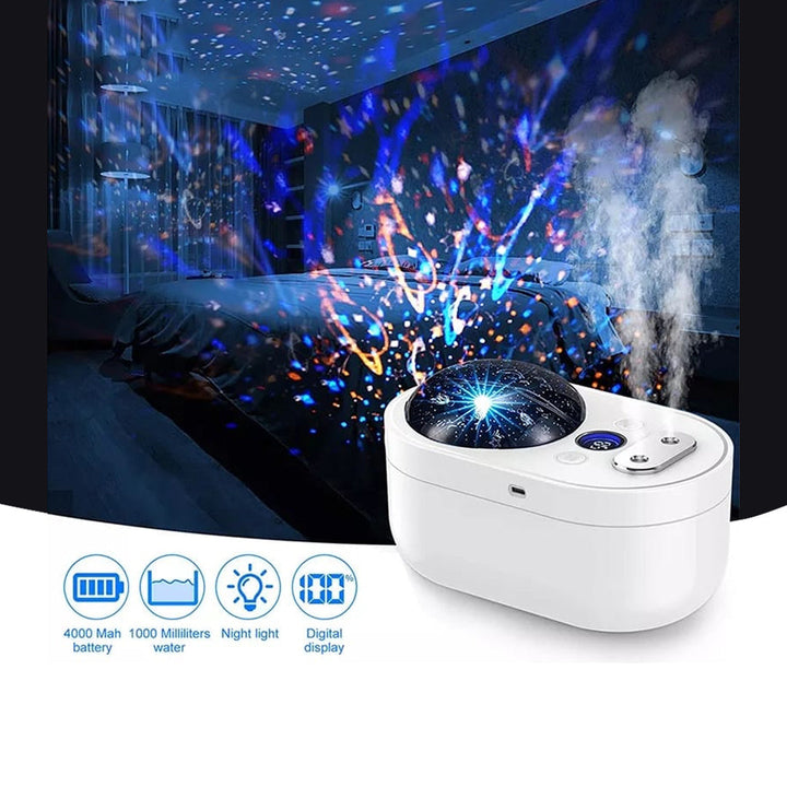 3-in-1 Multi-Purpose Humidifier with Night Light and 360-Degree Digital Display