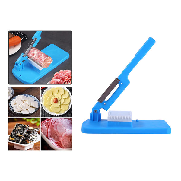 Multifunctional Table Slicer with a Non-Slip Handle for Vegetables, Fruits, and Meat with Stainless Blades