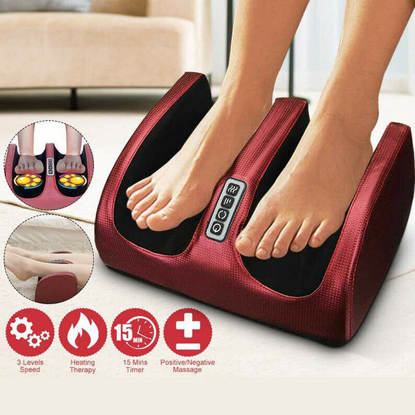 Electric Foot Massager 3 Massage Levels to Relieve Leg Pain and Promote Blood Circulation