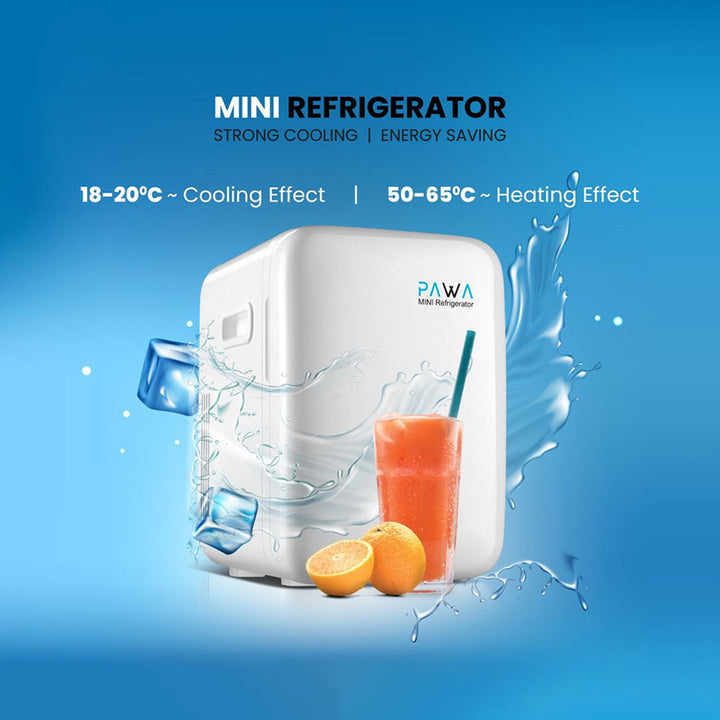 PAWA MINI REFRIGERATOR 10L Energy Saving With Dual cooling and heating functions 