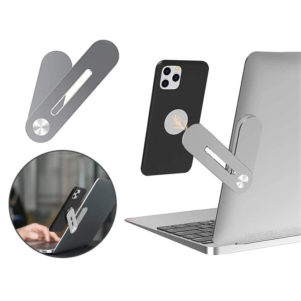 Expandable and Foldable Aluminum Alloy Flexible Magnetic Laptop Stand