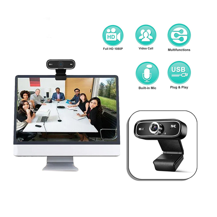 NHE HD Webcam 1080P with Microphone