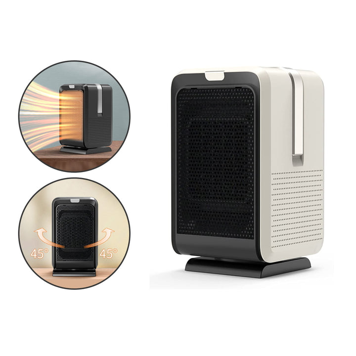 Portable Mini Fast Heating Silent Electric Air Heater with Remote Control