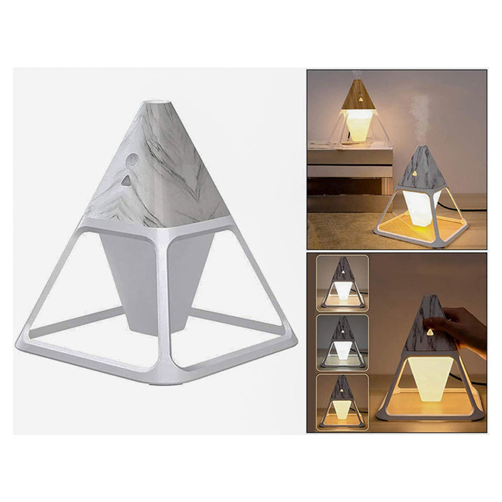 USB Humidifier Led Night Light The Adjustment Color Luminous Pyramid Smart Moisture