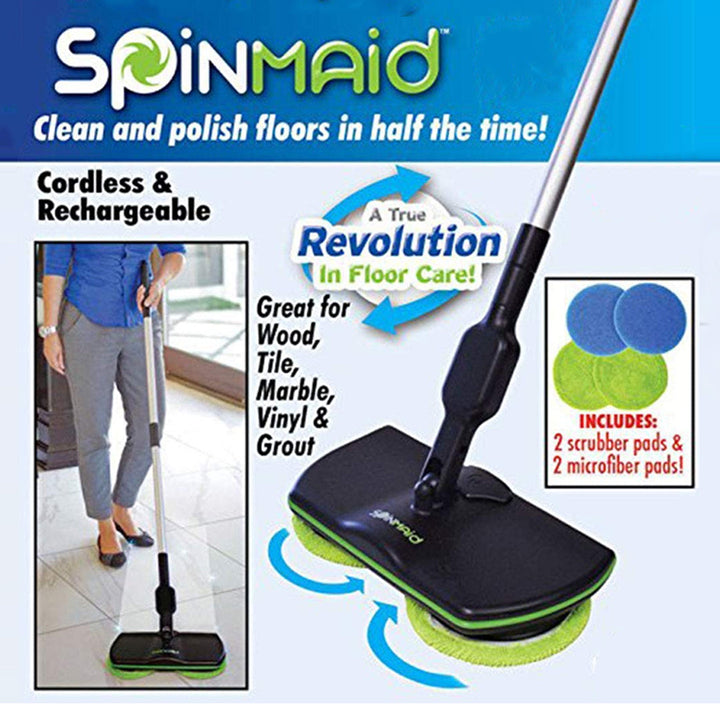 Wireless Electric Rechargeable Spinning Mop