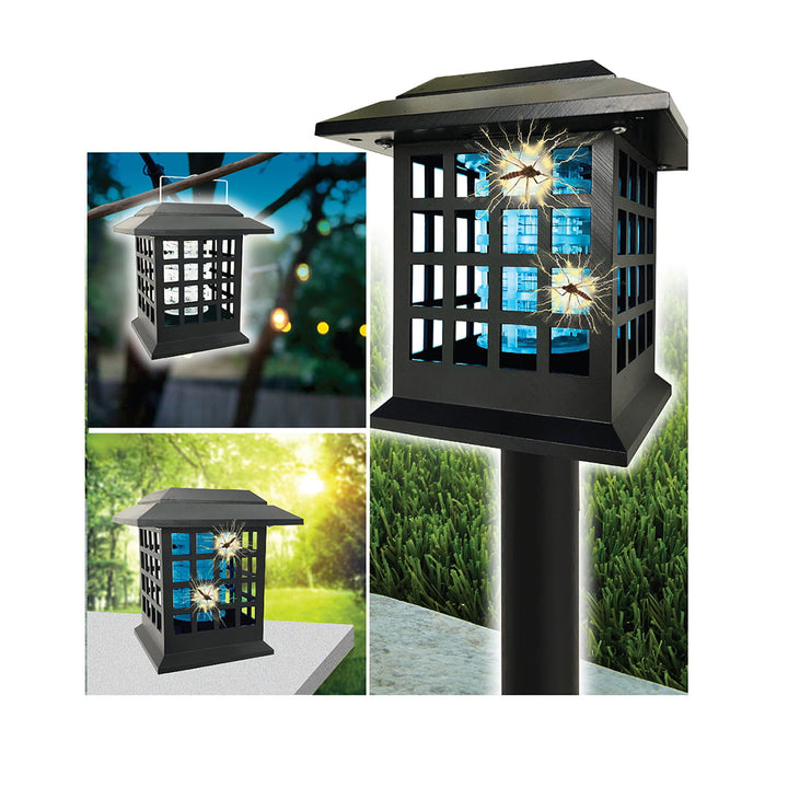 Monster Zapper, Solar-Powered, Wireless, Rain-Proof Insect and Bug Zapper