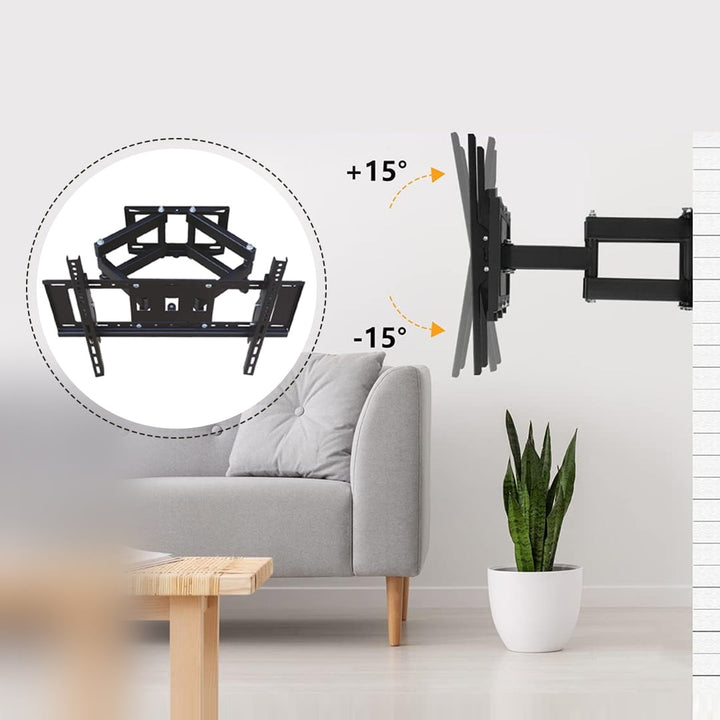 EZ-3280MT Monitor Wall Mount Bracket with Swivel Articulating Arms for 32" - 80" Screens