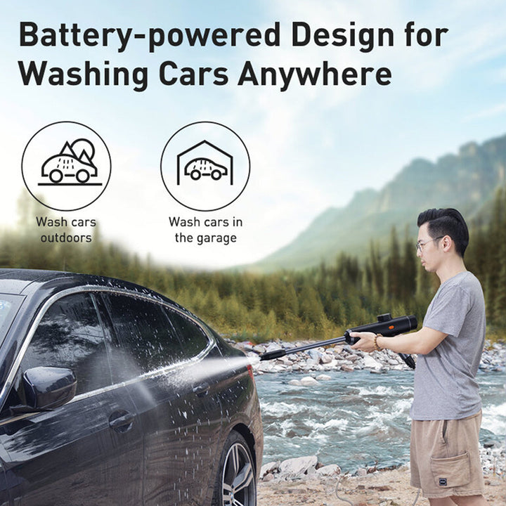 Baseus Portable High Pressure Rechargable Car Washer Gun