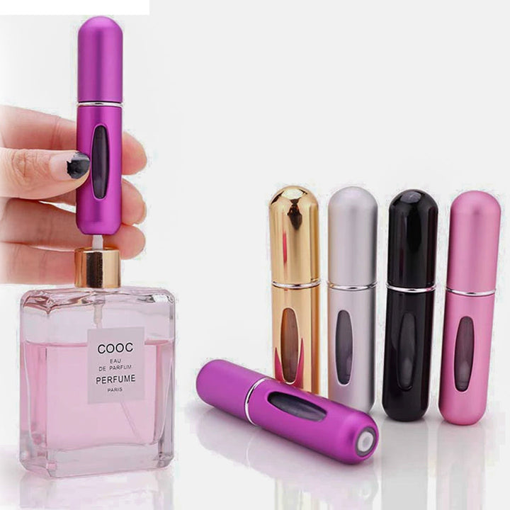 5ml Refillable Mini Perfume Spray Bottle Aluminum Spray Atomizer