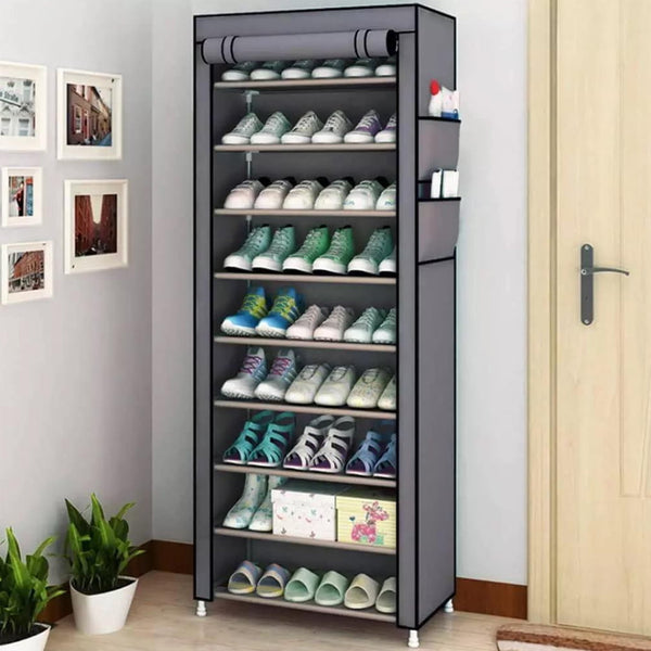 Multi-Functional 9 Tier Shoe Organizer and Shoe Rack