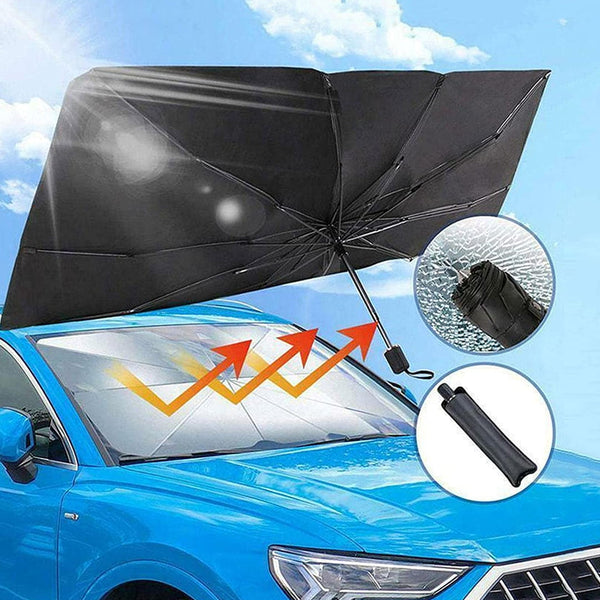 Anti-UV Windproof Car Sunshade Foldable Anti-falling