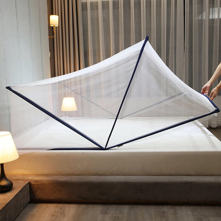 Folding mosquito net that repels the smallest insects, size 125 cm x 63 cm x 55 cm 