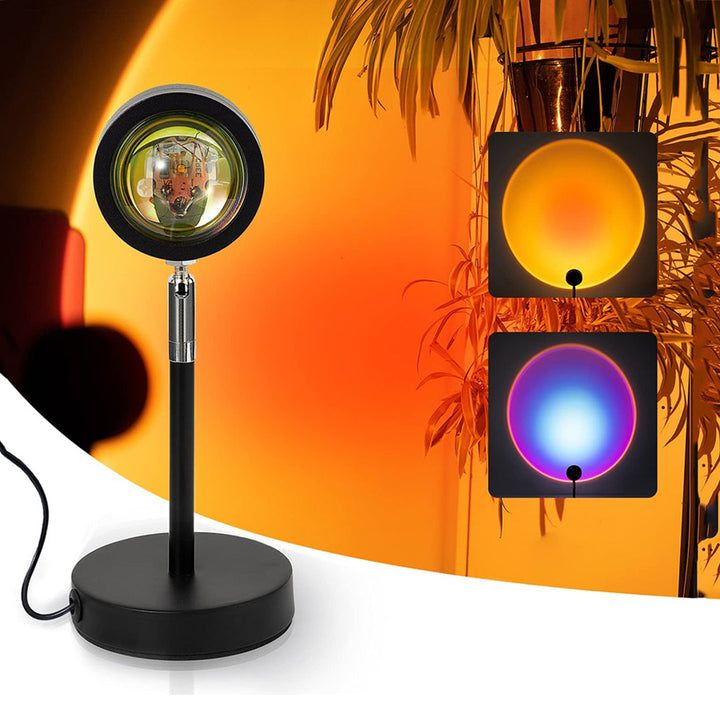 180 Degree Rotation Sunset Projector Lamp, Romantic Night Light