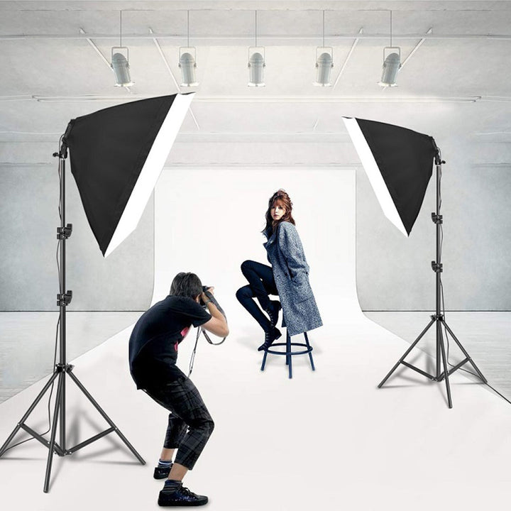 Photography 50x70CM Lighting Four Lamp Softbox Kit