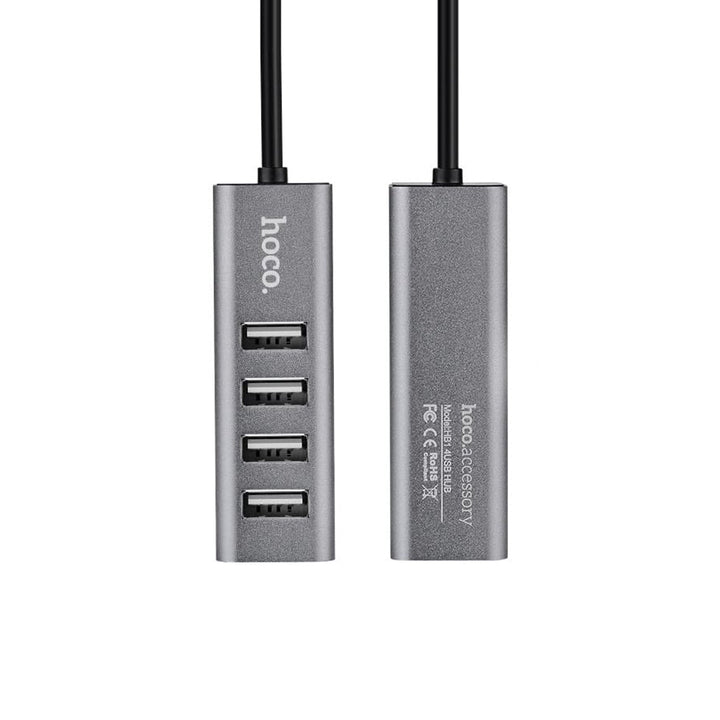 Hoco USB hub “HB1” USB-A to four ports USB 2.0 charging and data sync