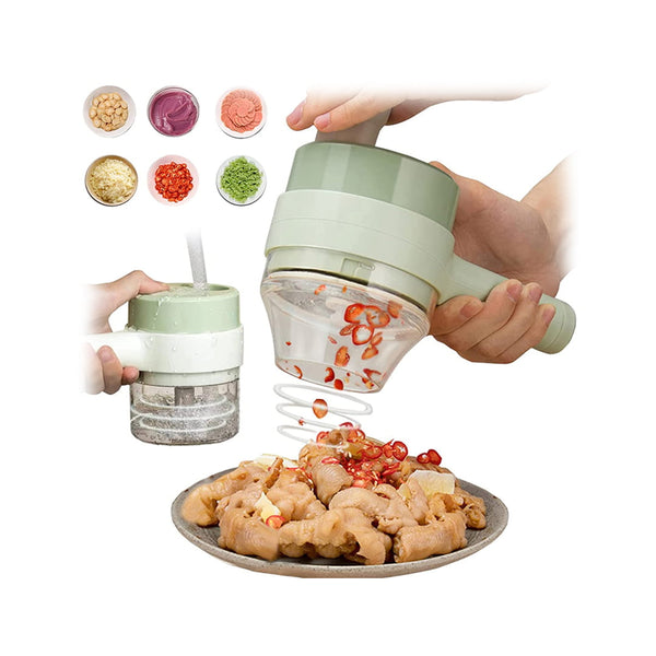 4 in 1 Mini Food Processor Electric Food Chopper