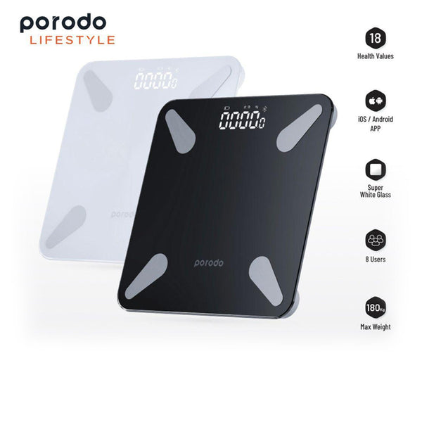 PORODO LIFESTYLE SMART BLUETOOTH FULL BODY FAT SCALE