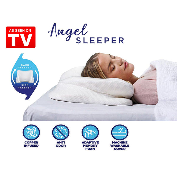 Angel Sleeper Pillow for a better night’s sleep and wake up re-energized 