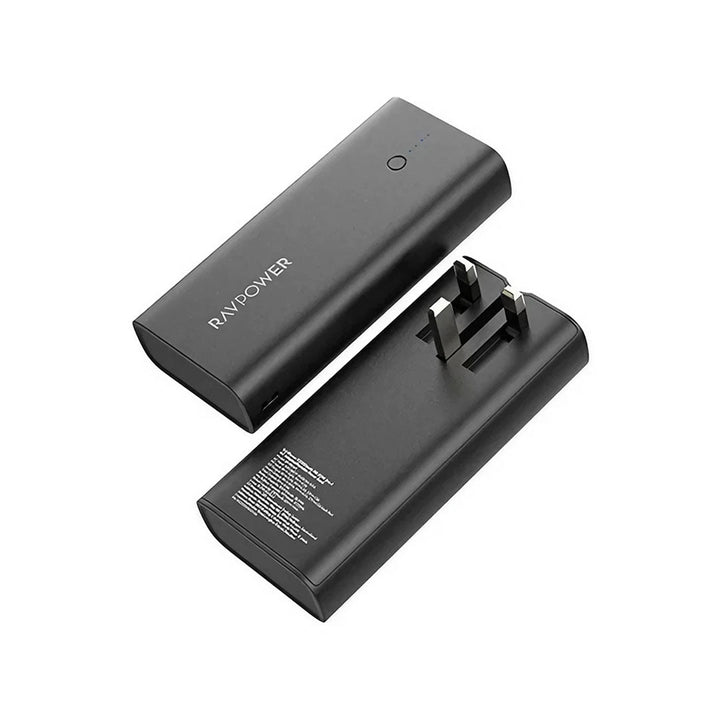 RAVPOWER 2 in 1 Power Bank and Charger Multiport 2USB-A QC and 1 PD with LED Indicator 10000mAh - RP-PB243
