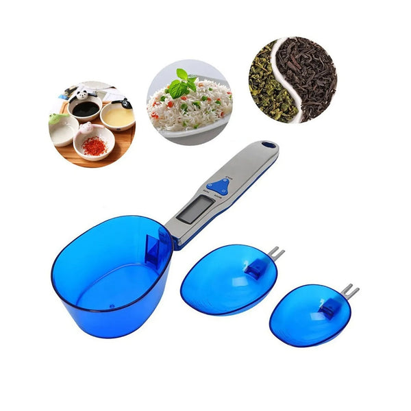 Digital Kitchen Scale Spoon Electronic Food Scale with 3 Measuring Spoons