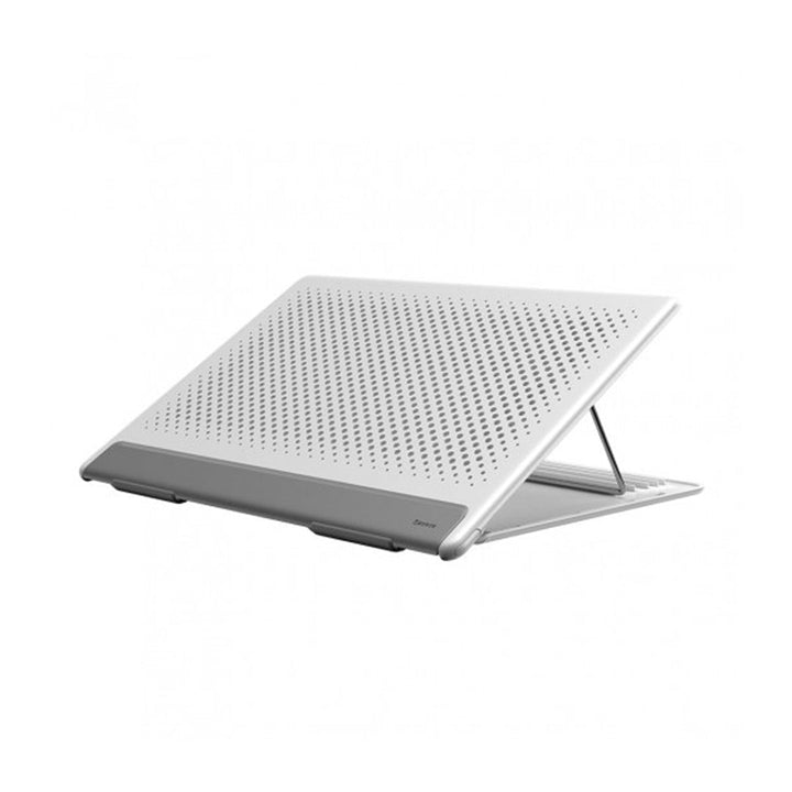 BASEUS MESH PORTABLE LAPTOP STAND - WHITE & GRAY