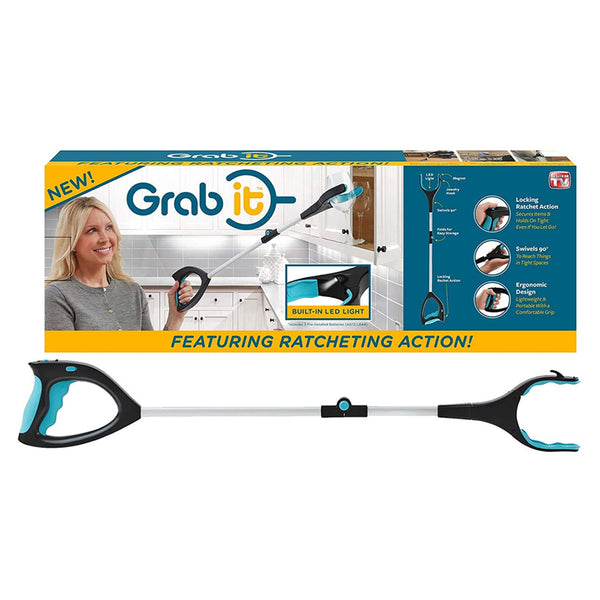 Grab It | Ratcheting, Grabber, Reaching Aid, Grabbing, Reaching, Pick Up Tool