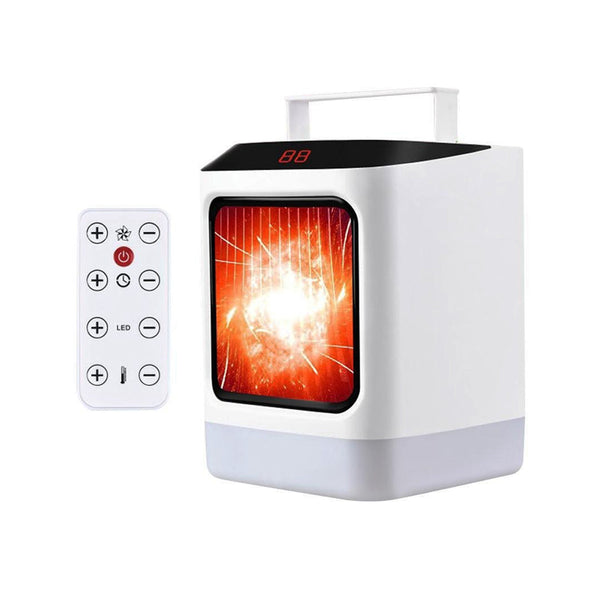 2-in-1 Cold Warm Dual Mode Digital Display Portable Desktop Mini Heater