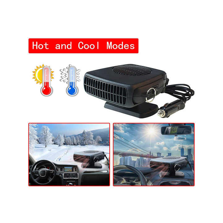 12V Car Heater Defogging and Defrosting Noiseless Electric Heater