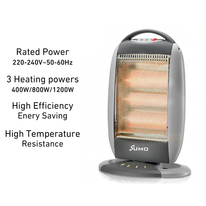 SUMO ELECTRIC HALOGEN HEATER 1200W