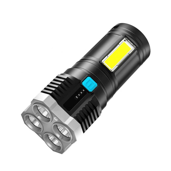 Super Bright Glare Flashlight Strong Light USB Long-range Light Flashlight Portable Torch