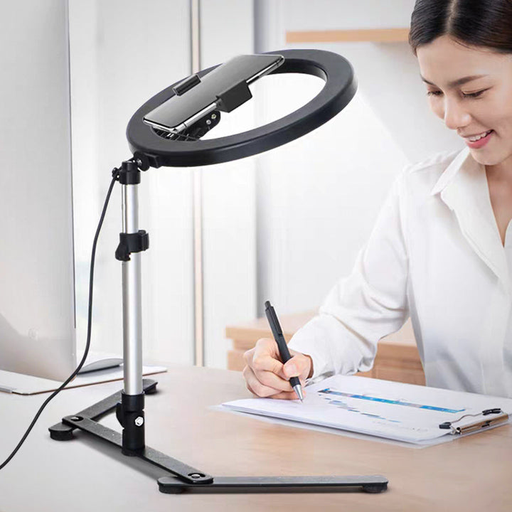 Shooting Light Selfie Ring Light Teaching Class Light Product Demo Live Cooking Teaching Phone Stander Led Ring