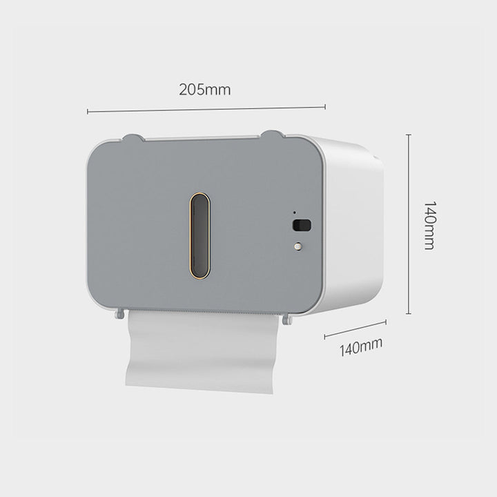 Wall-Mounted Tissue Holder with Removable Inner Box and USB Charging Port Waterproof