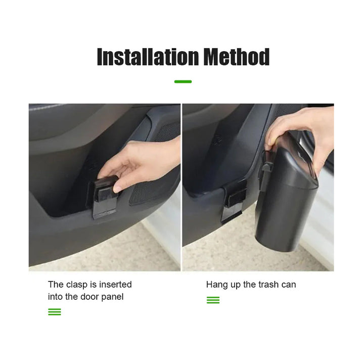 High quality Plastic Portable Car Trash Can is Multi-Use, Leak-Proof, and Space-Saving