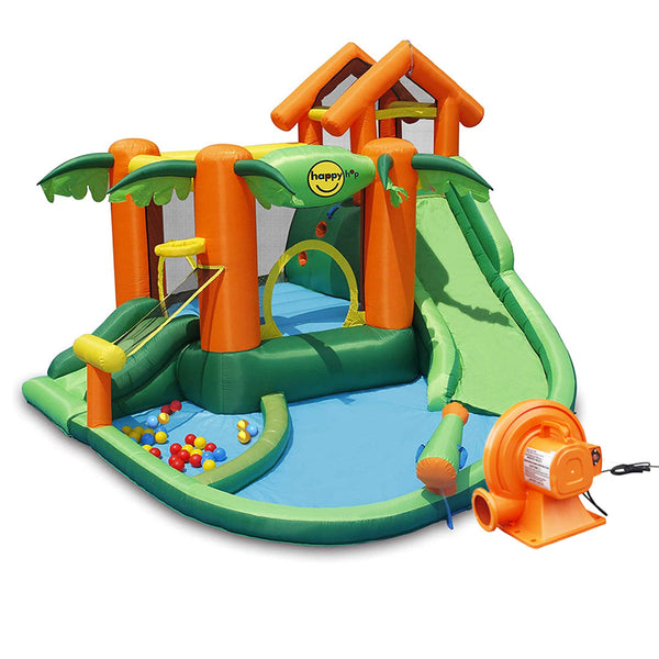 نطاطة هابي هوب مركز اللعب الاستوائي 9364 Tropical play center مع منفاخ كهربائي