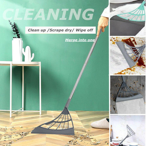 Multifunctional Magic Broom to Clean Floor Surface and Remove Dirt and Hair Household Silicone Mop