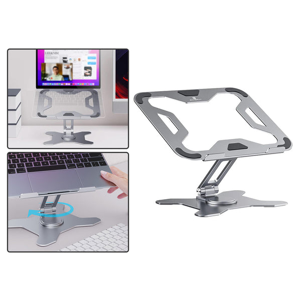 360 Degree Rotating Laptop Stand Ergonomic Design Suitable For 10~17.3 Inch Laptops 