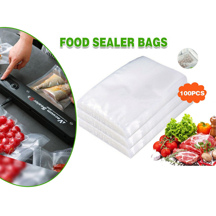 Set of 100 vacuum storage bags for the kitchen 20 x 30 cm