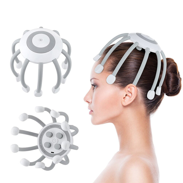 Electric Scalp Massager Promotes Blood Circulation Relieves Stress Relieves Fatigue with USB Port