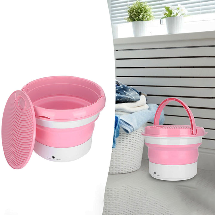 Mini Portable Folding Washing Machine 7 Liters Capacity Automatic Quick Cleaning