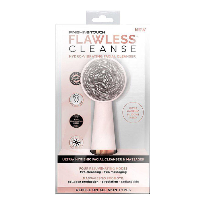 Finishing Touch Electric Silicone Brush Head Facial Flawless Cleanser & Massager Rechargeable