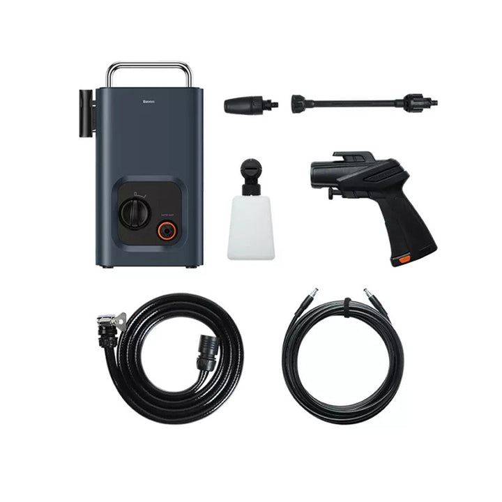 Baseus F0 Exclusive Car Pressure Washer / Portable Design - Real Powerful - Fast Self-Priming 