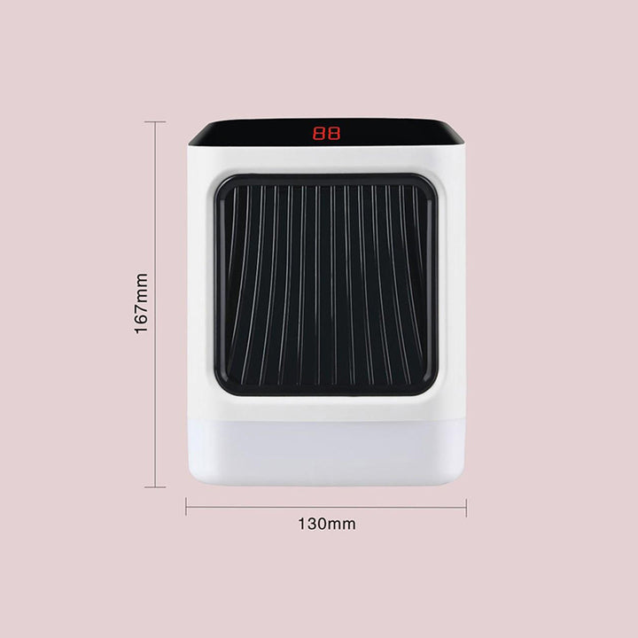 2-in-1 Cold Warm Dual Mode Digital Display Portable Desktop Mini Heater