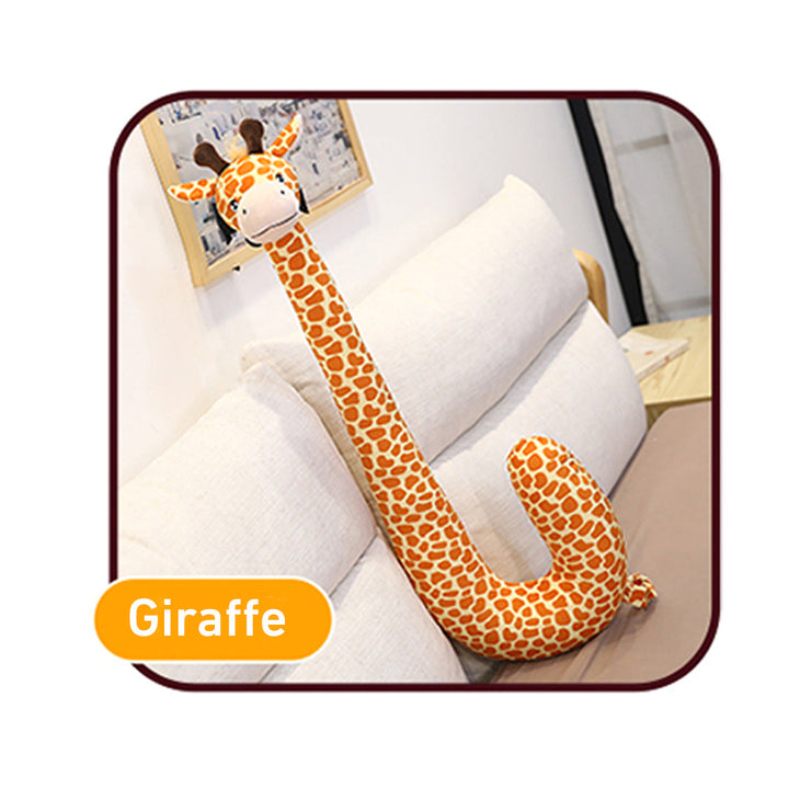 U-shaped Cartoon Animal Pillow Mobile Phone Holder Neck Hanging Adjustable Lazy Bracket